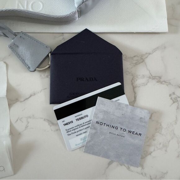 ⭕️ PRADA Mini Bag Re-Nylon Re-Edition 2000 Grey - Picture 6 of 7